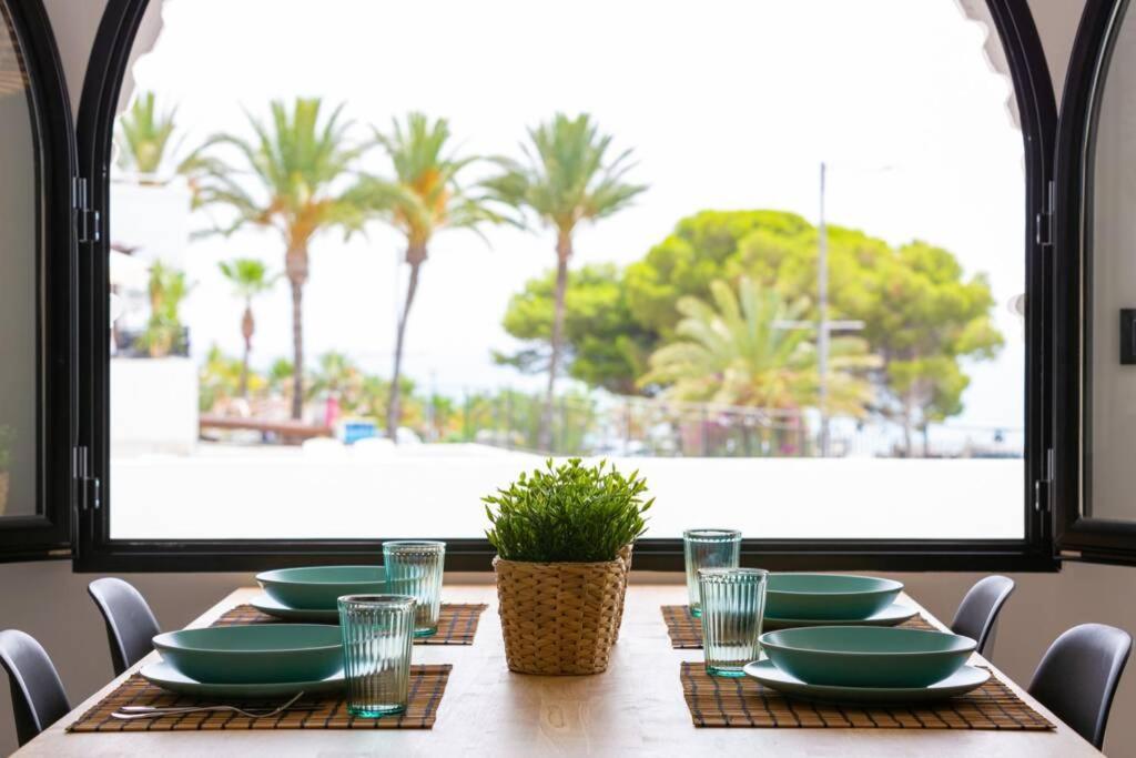 Precioso Apto. 1ª Linea Del Mar. Piscina, Parking. Apartment Mojacar Bagian luar foto