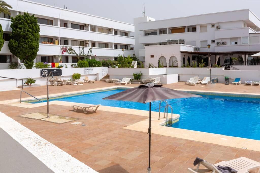 Precioso Apto. 1ª Linea Del Mar. Piscina, Parking. Apartment Mojacar Bagian luar foto